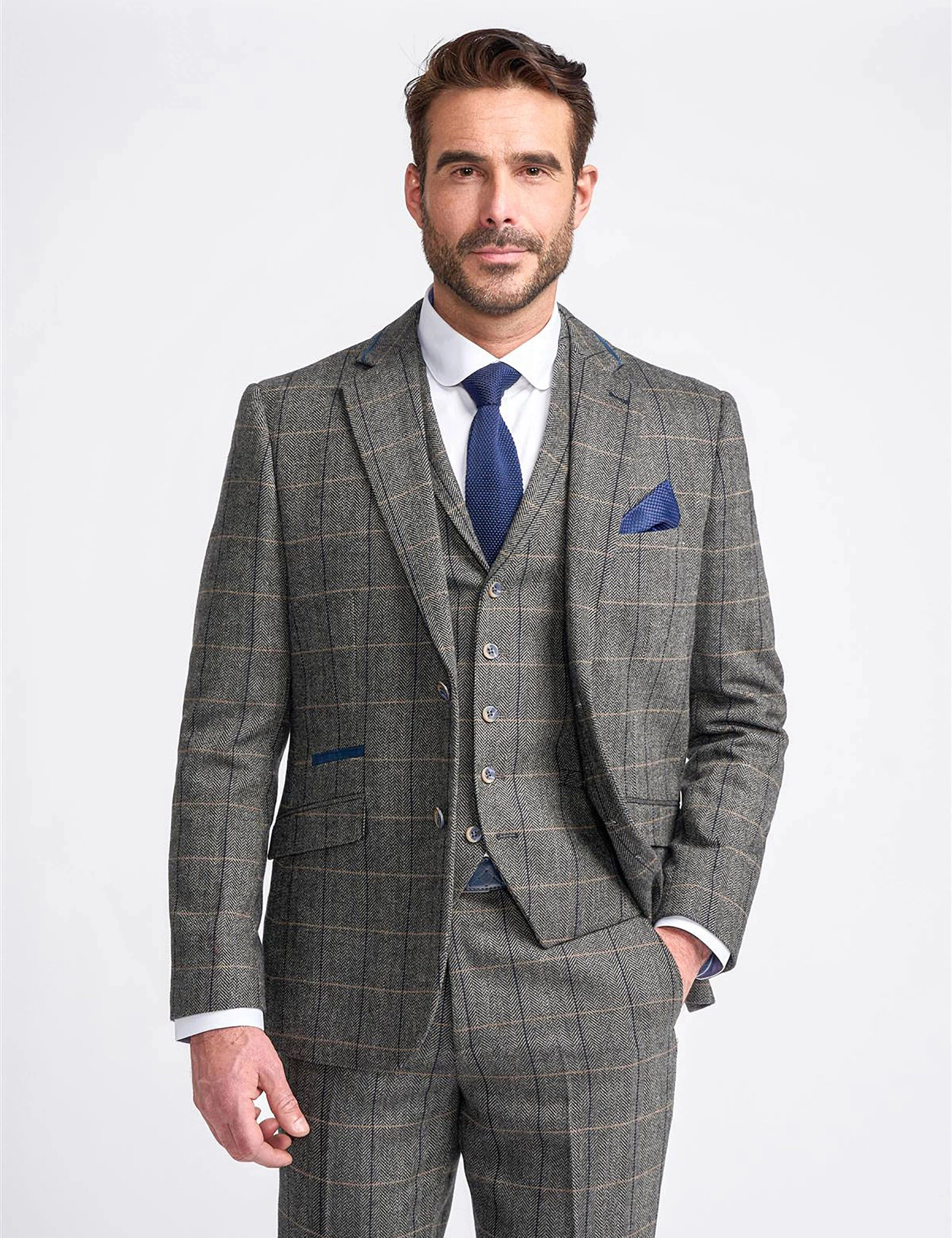 ALBERT GREY Ekose Tüvit Blazer: Şıklığın Yeni Tanımı! Klasik ve Zamansız Zarafet Şimdi Senin!
